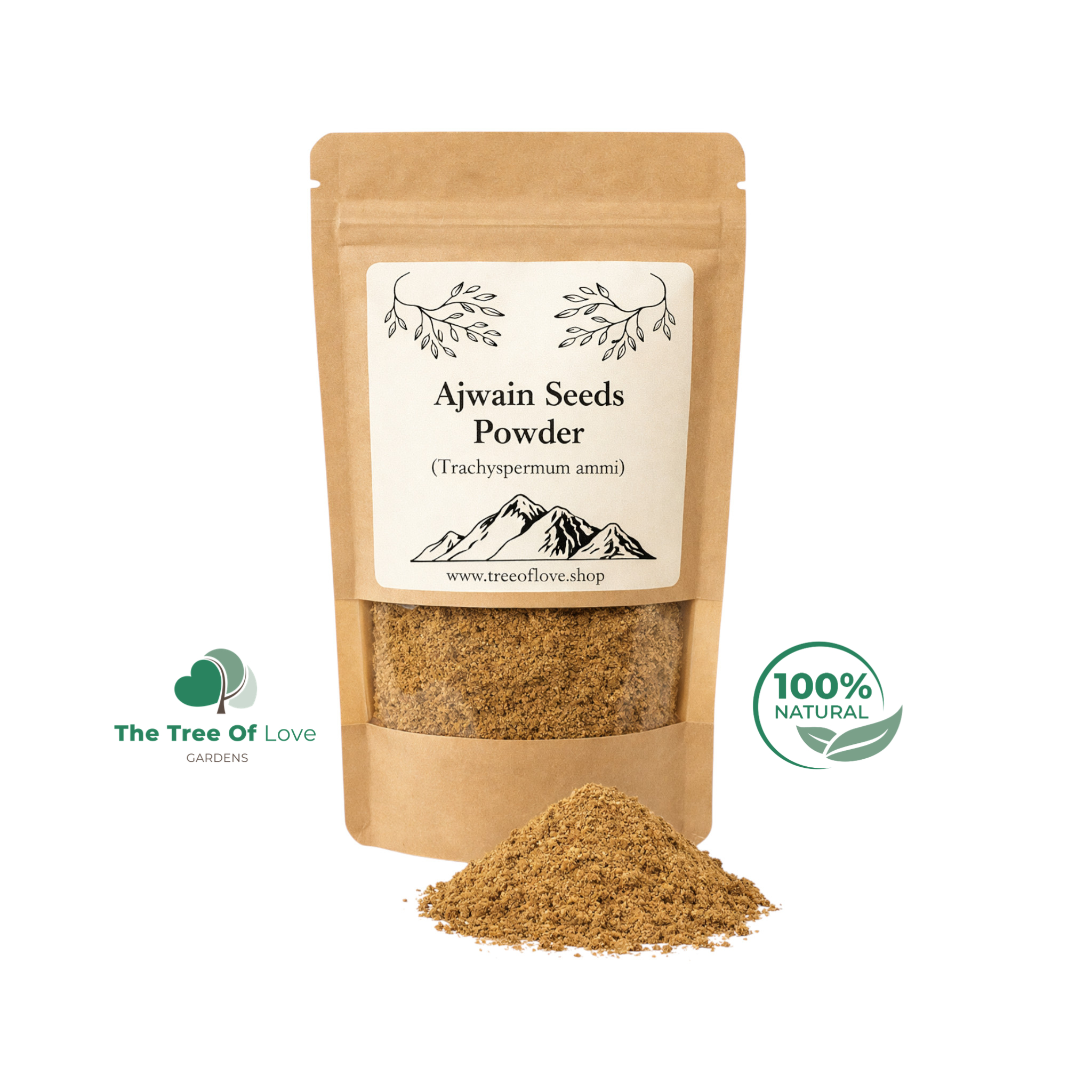 Ajwain Seeds Powder - Carom Seeds - Bishop’s Weed -Trachyspermum ammi