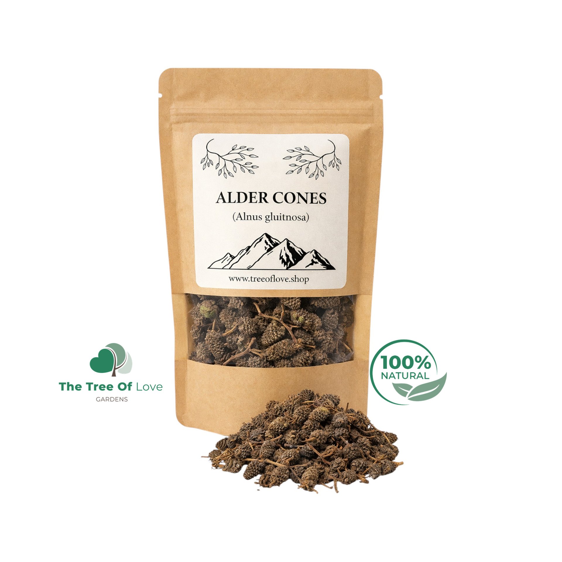 Alder cones