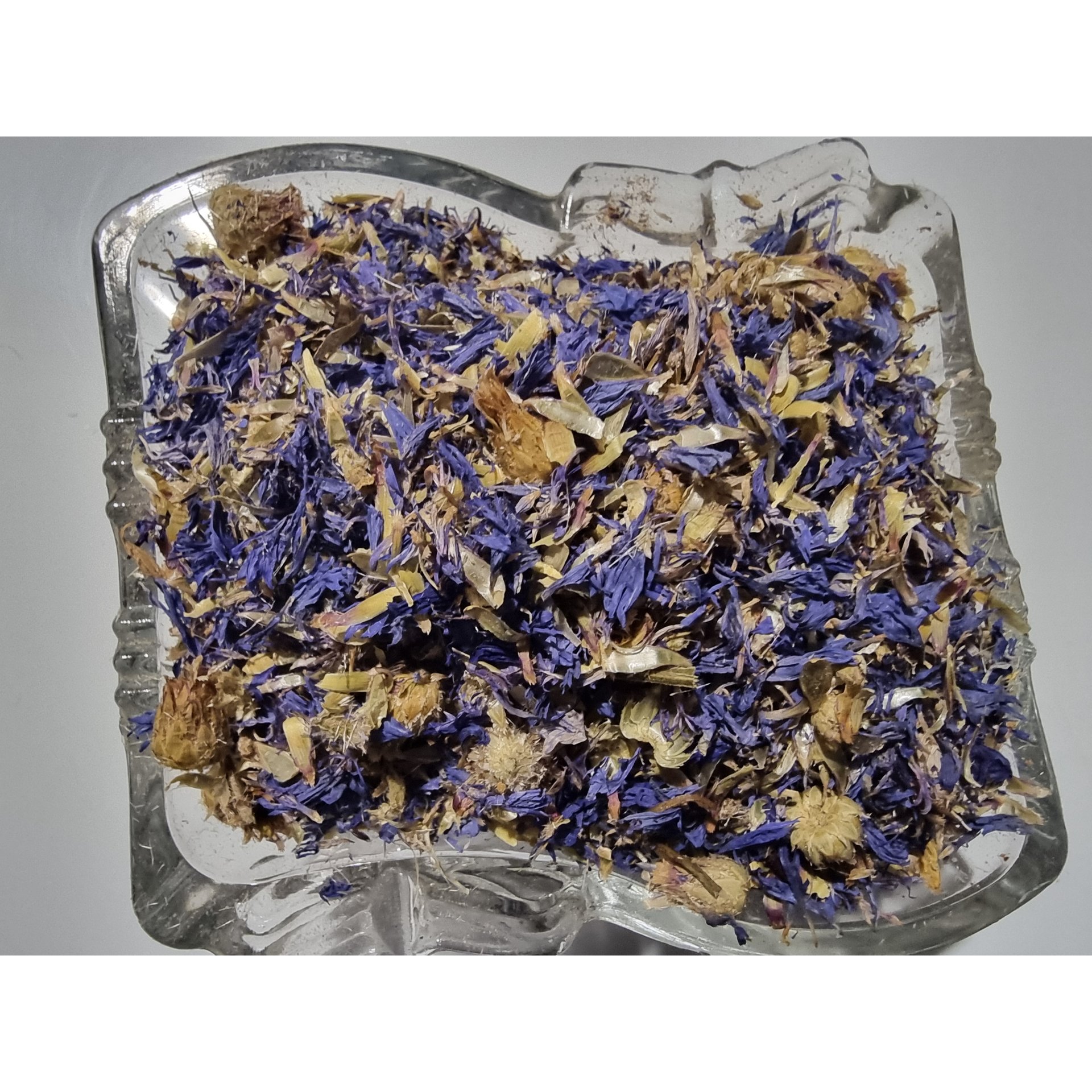 Blue Cornflower Petals & Buds