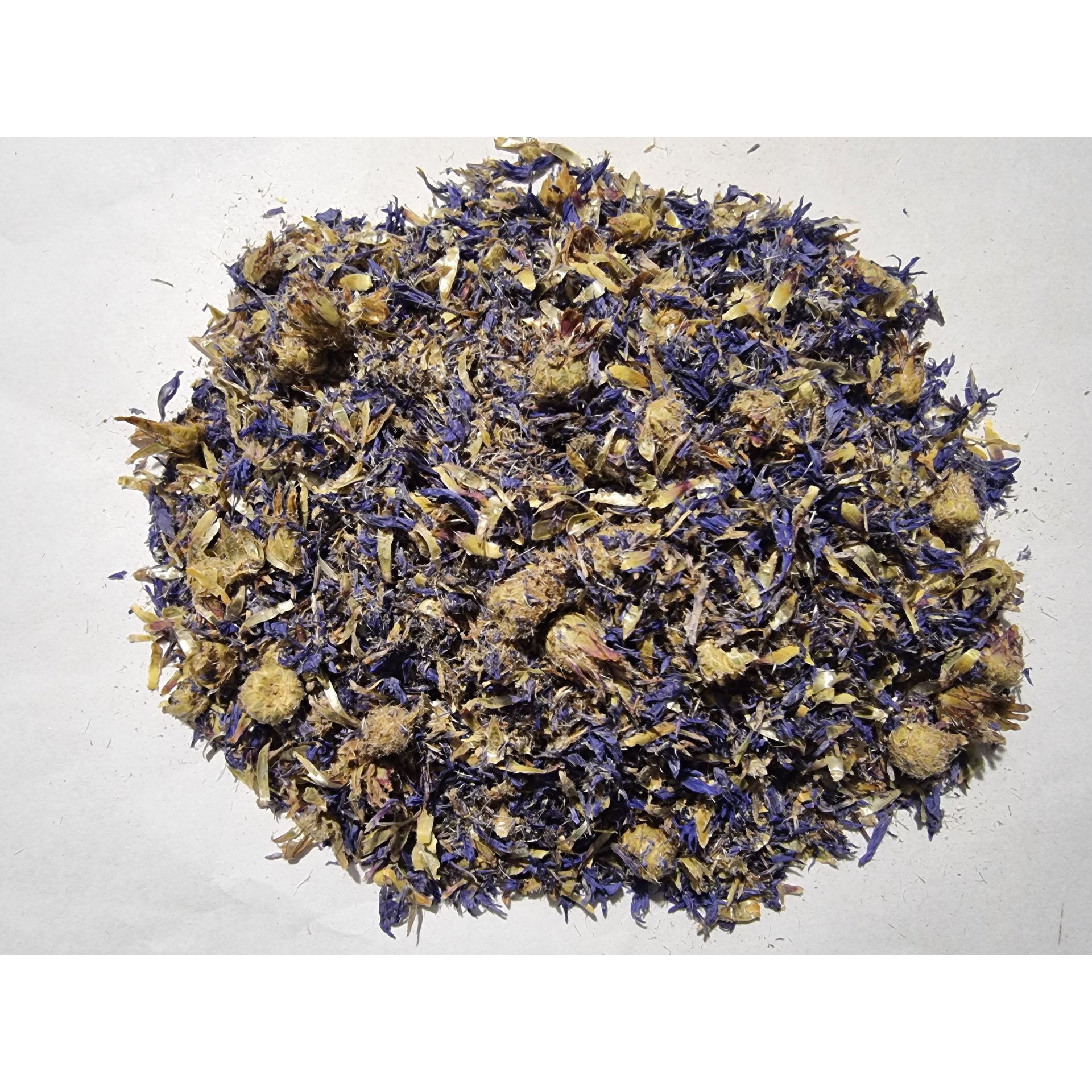 Blue Cornflower Petals & Buds
