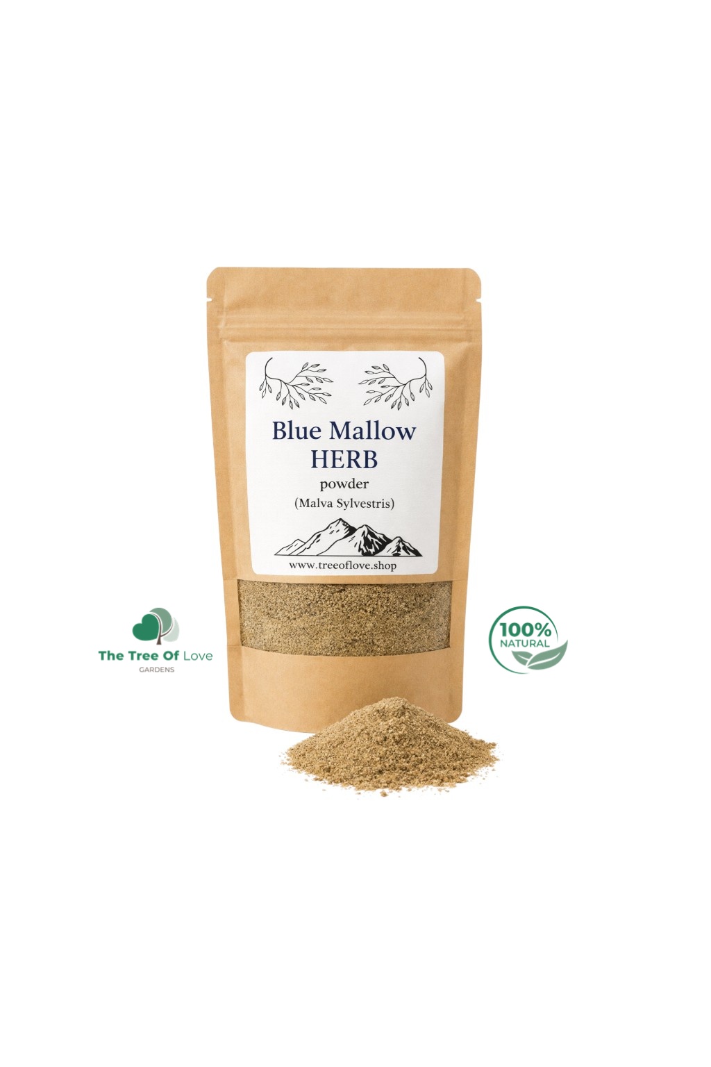Blue Mallow Herb Powder