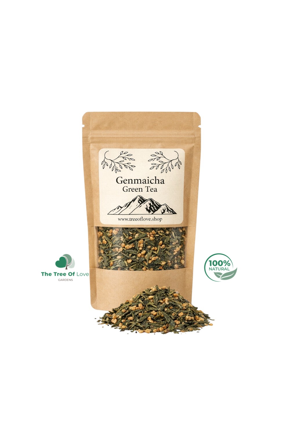 Genmaicha Green Tea - Camellia sinensis