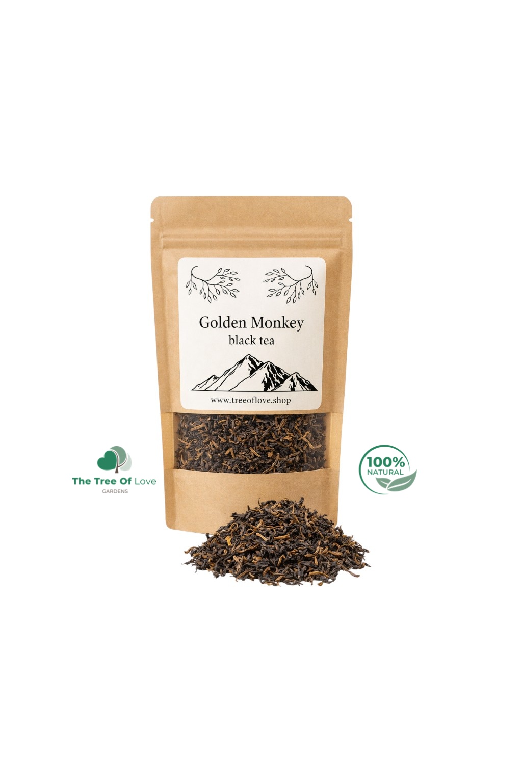 Golden Monkey Black Tea - Camellia sinensis