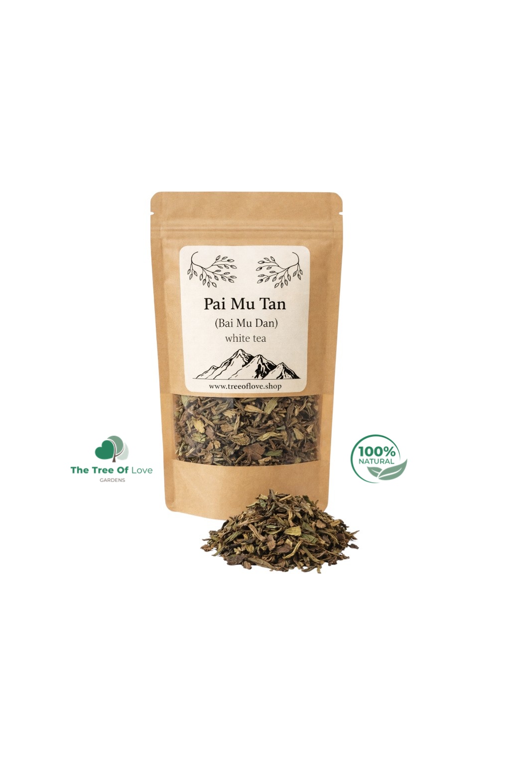 White Tea Leaf - Bai Mu Dan (Pai Mu Tan)